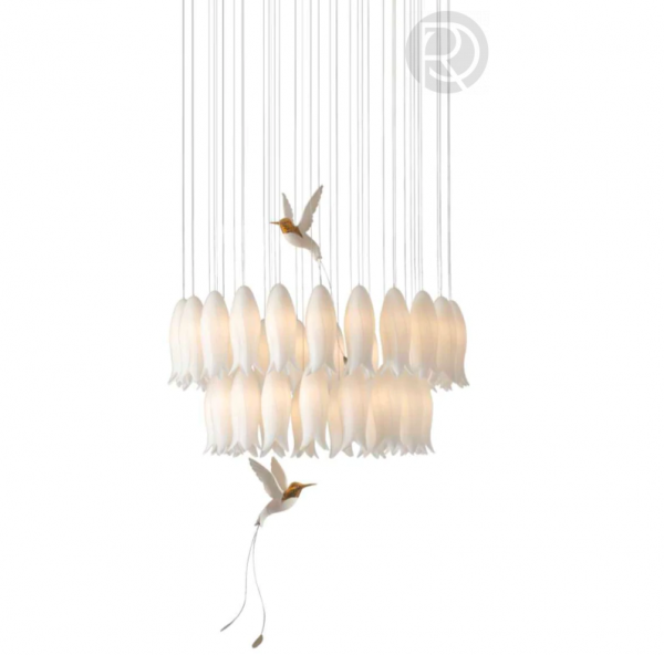Дизайнерская люстра в скандинавском стиле FLOWERS&BIRDS by Romatti