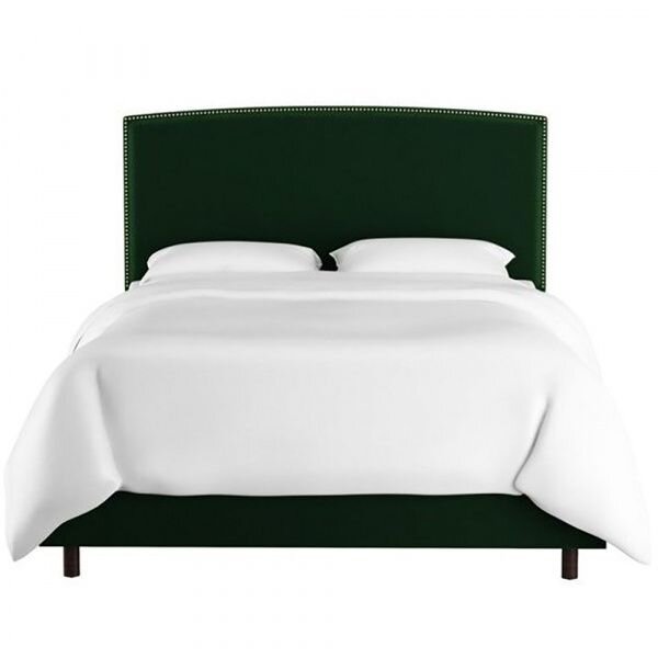 Кровать двуспальная 180х200 зеленая Everly Emerald