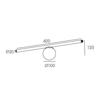 Трековый светильник CANINO-06 by Romatti