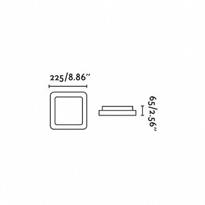 Светильник потолочный Iris grey 63393