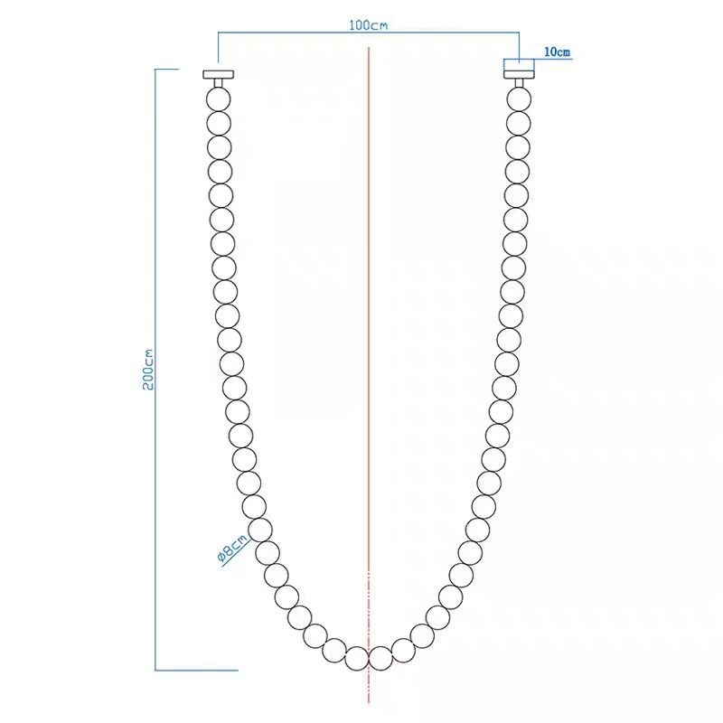 Люстра BEADS by Romatti