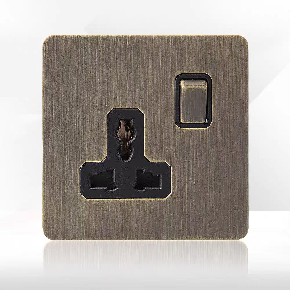 Выключатель с розеткой SPARKO by Romatti