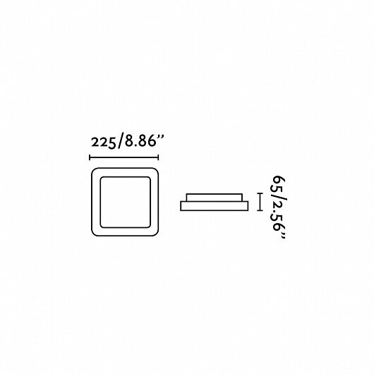 Светильник потолочный Iris grey 63393