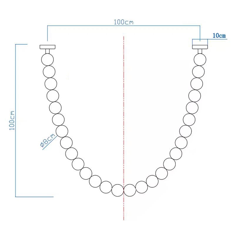 Люстра BEADS by Romatti