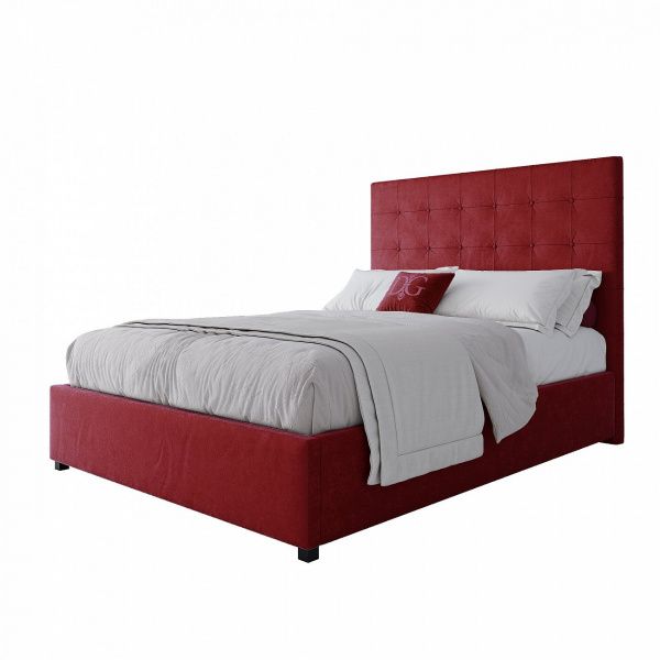 Кровать подростковая 140х200 красная Royal Black