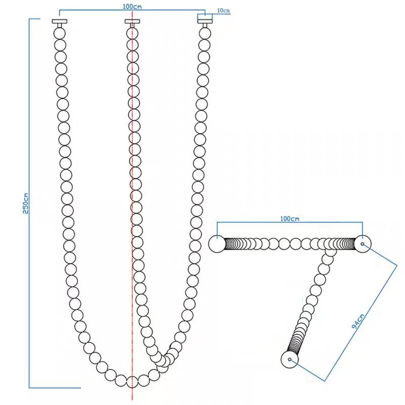 Люстра BEADS by Romatti