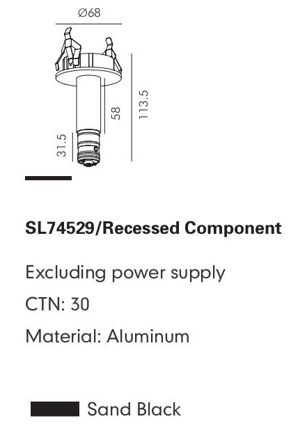Монтажный кронштейн GUBBIO-05 by Romatti