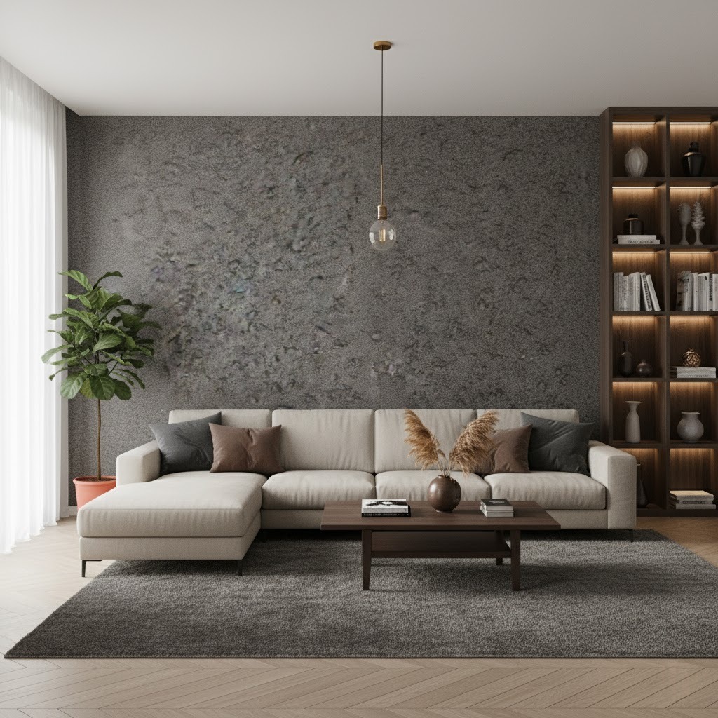 Стеновая панель NEW TRAVERTINO D-GREY by Romatti