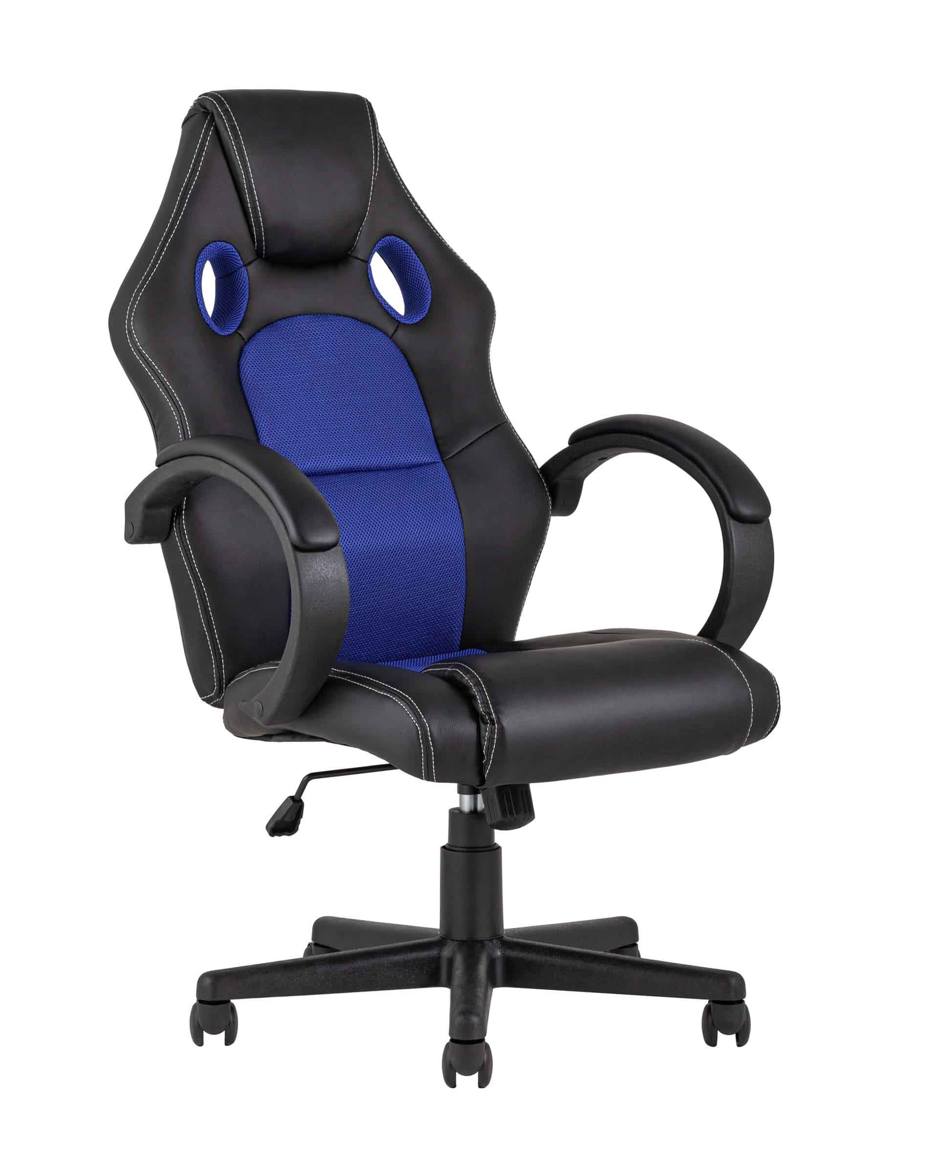 Игровое кресло компьютерное TopChairs Renegade синее геймерское