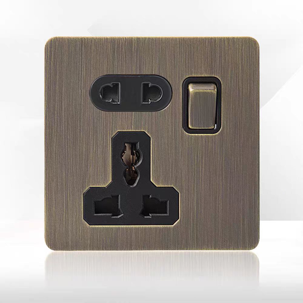 Выключатель с розеткой SPARKO by Romatti