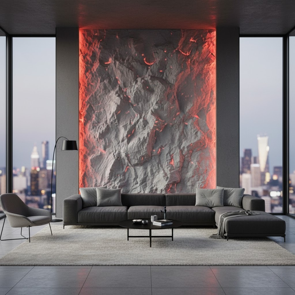 Панель ROCK WALL TRANSCULENT by Romatti