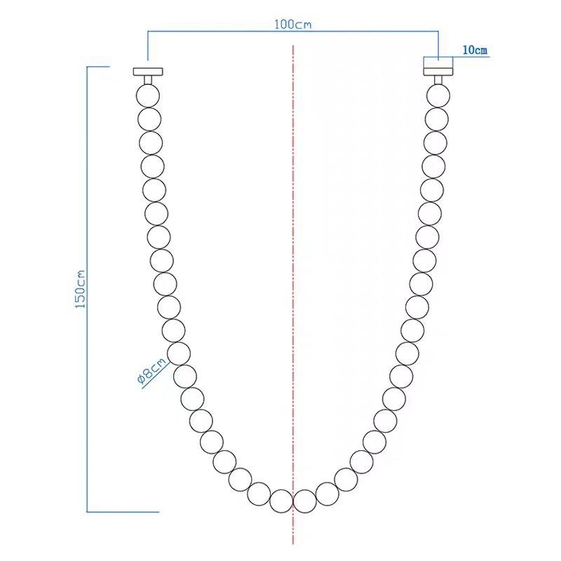 Люстра BEADS by Romatti