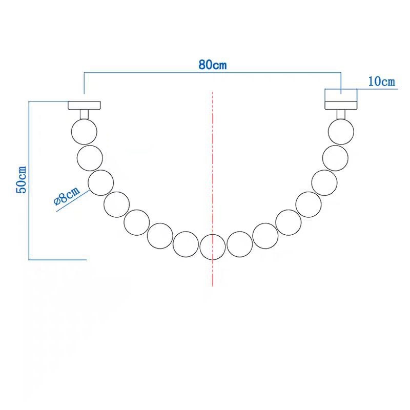Люстра BEADS by Romatti