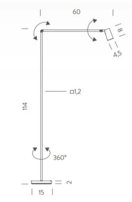 Торшер U.R.S. by Romatti