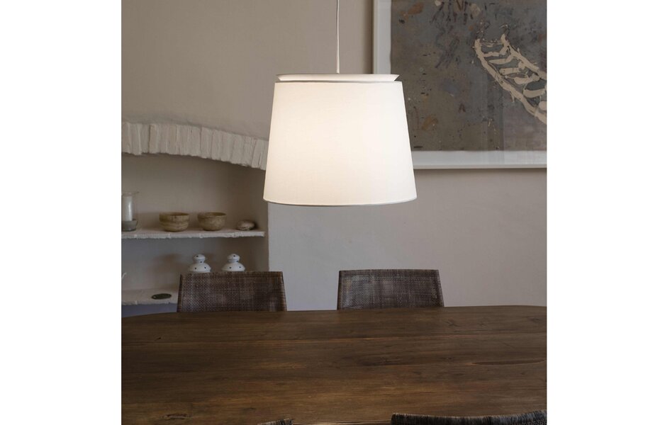 Подвесной светильник Faro Savoy white+beige 20308-89