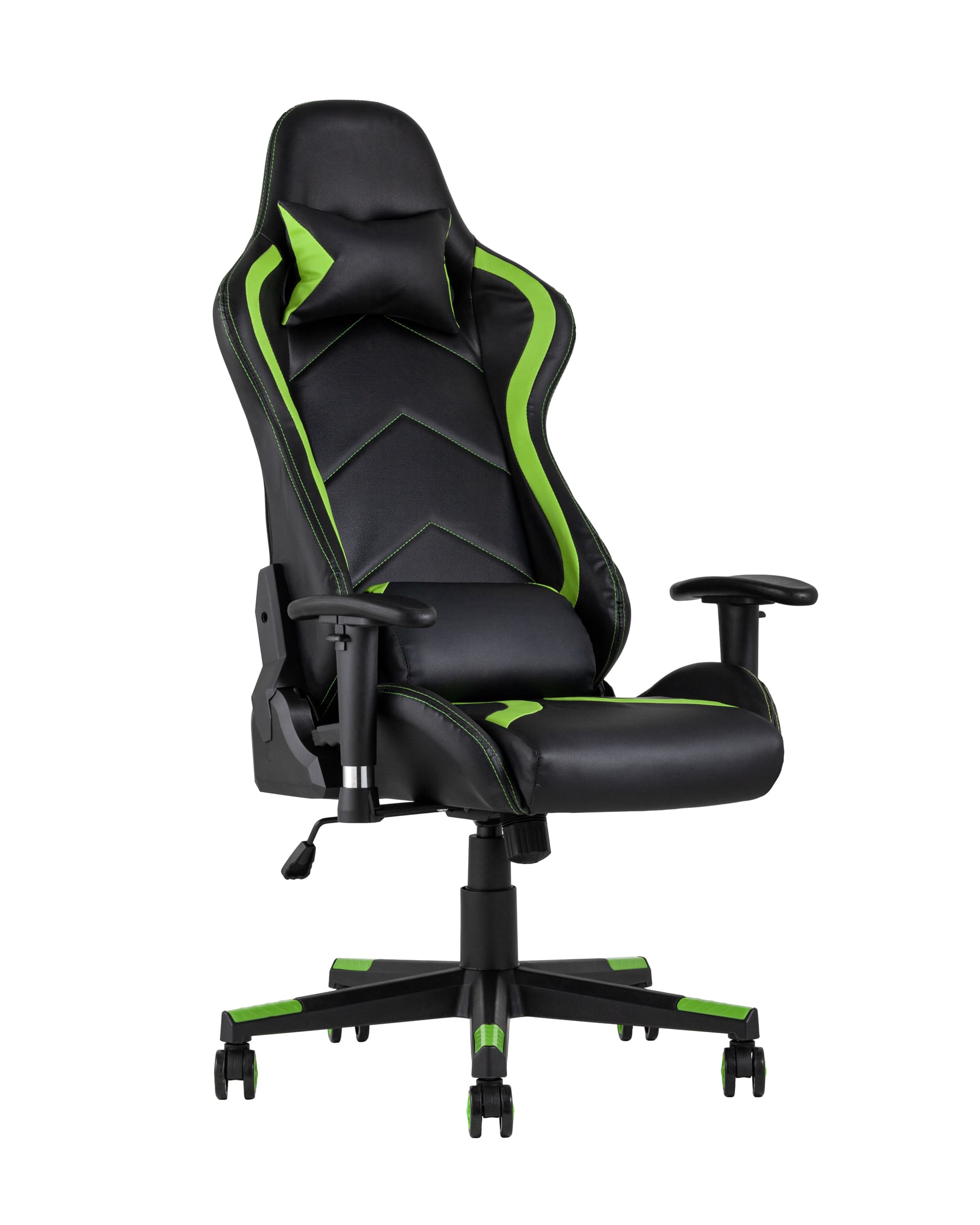 Игровое кресло компьютерное TopChairs Cayenne зеленое геймерское