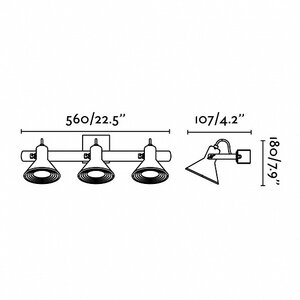 Спот Cup matt nickel 40587