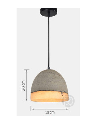 Дизайнерский подвесной светильник CONCRETE ROOF by Romatti