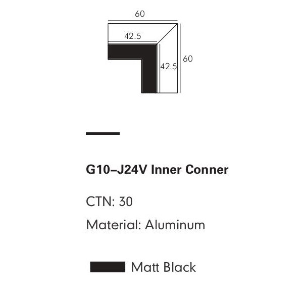 Угловое крепление PARATA-J24 by Romatti