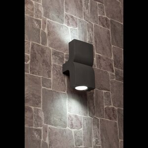 Уличный настенный светильник Klamp dark grey 74408