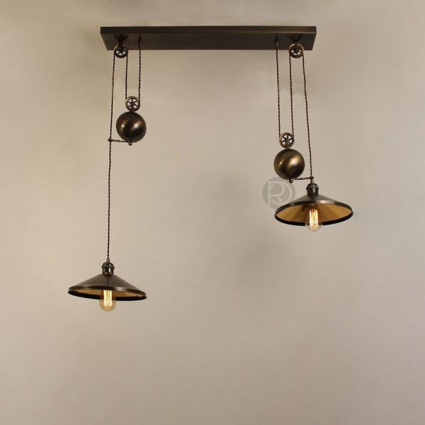 Дизайнерский подвесной светильник в стиле Лофт ODEON DOUBLE by Romatti Lighting