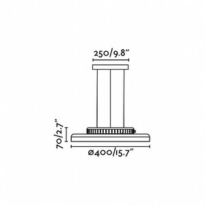 Подвесной светильник Faro Dolme black 64098