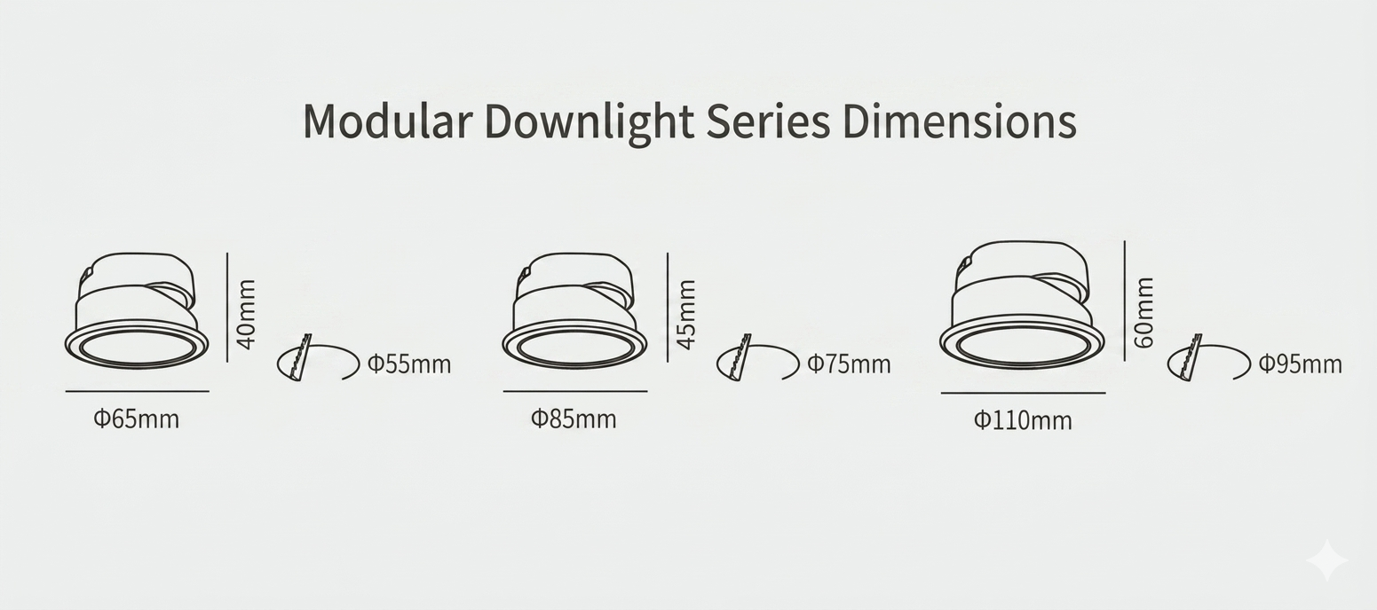 Встраиваемый светильник TH5L by Romatti