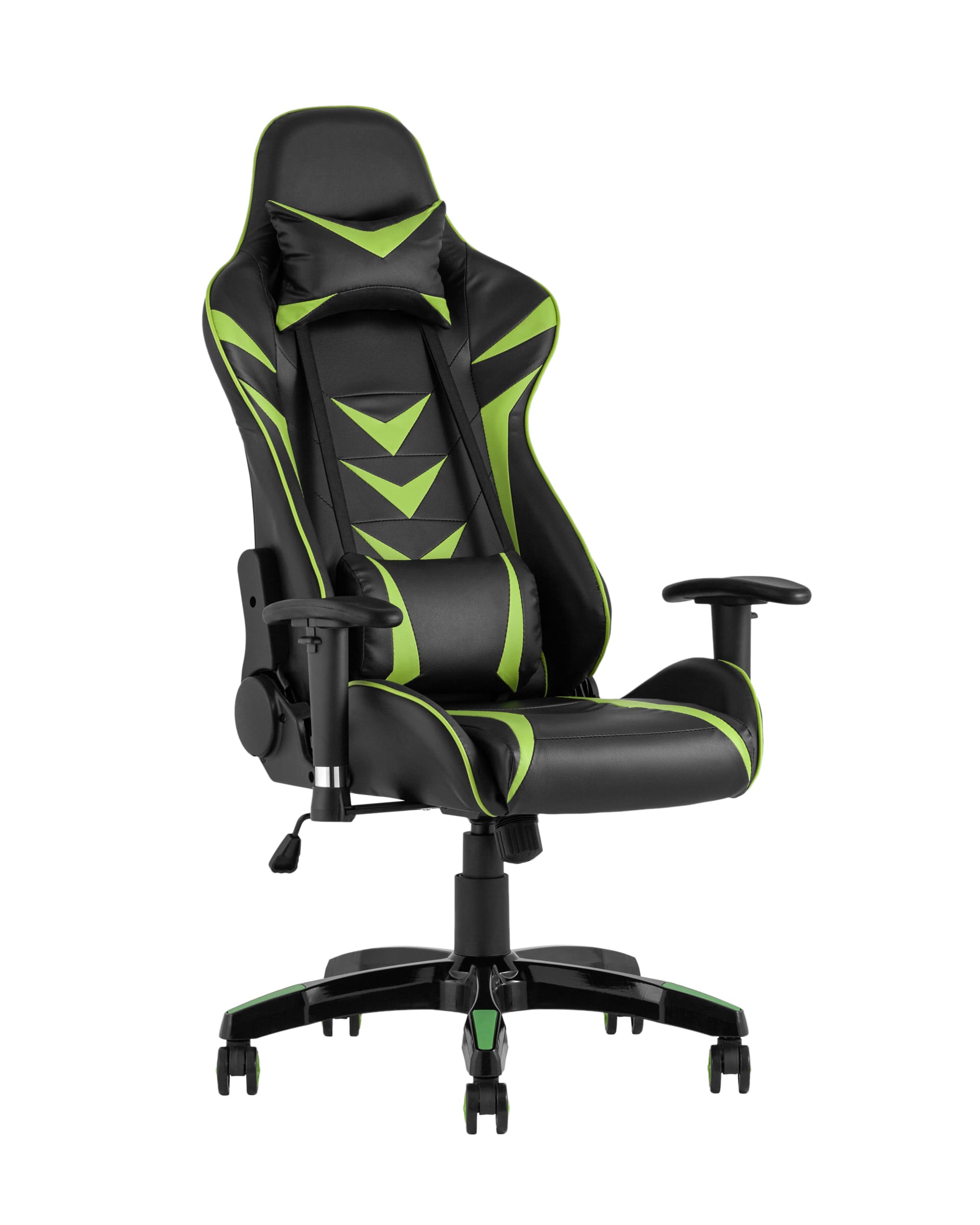 Игровое кресло компьютерное TopChairs Corvette зеленое геймерское