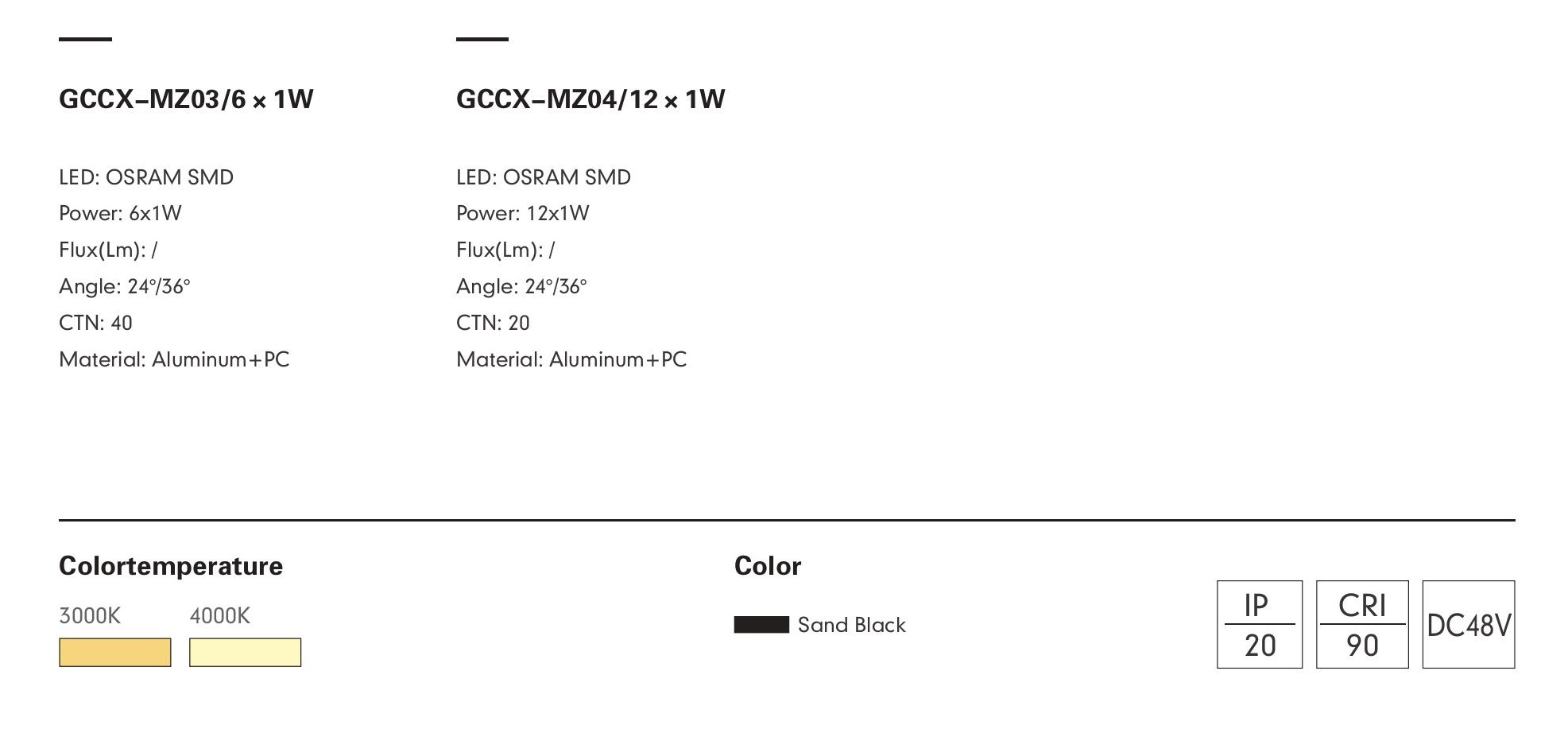 Трековый светильник BURANO-03 by Romatti