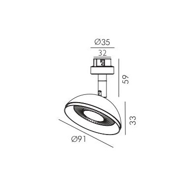Трековый светильник ROCCA-09 by Romatti