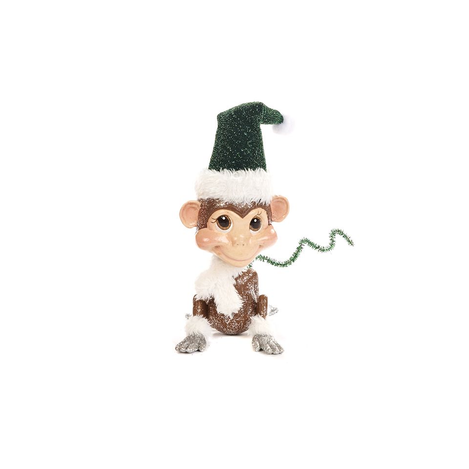 Новогодняя игрушка обезьяна