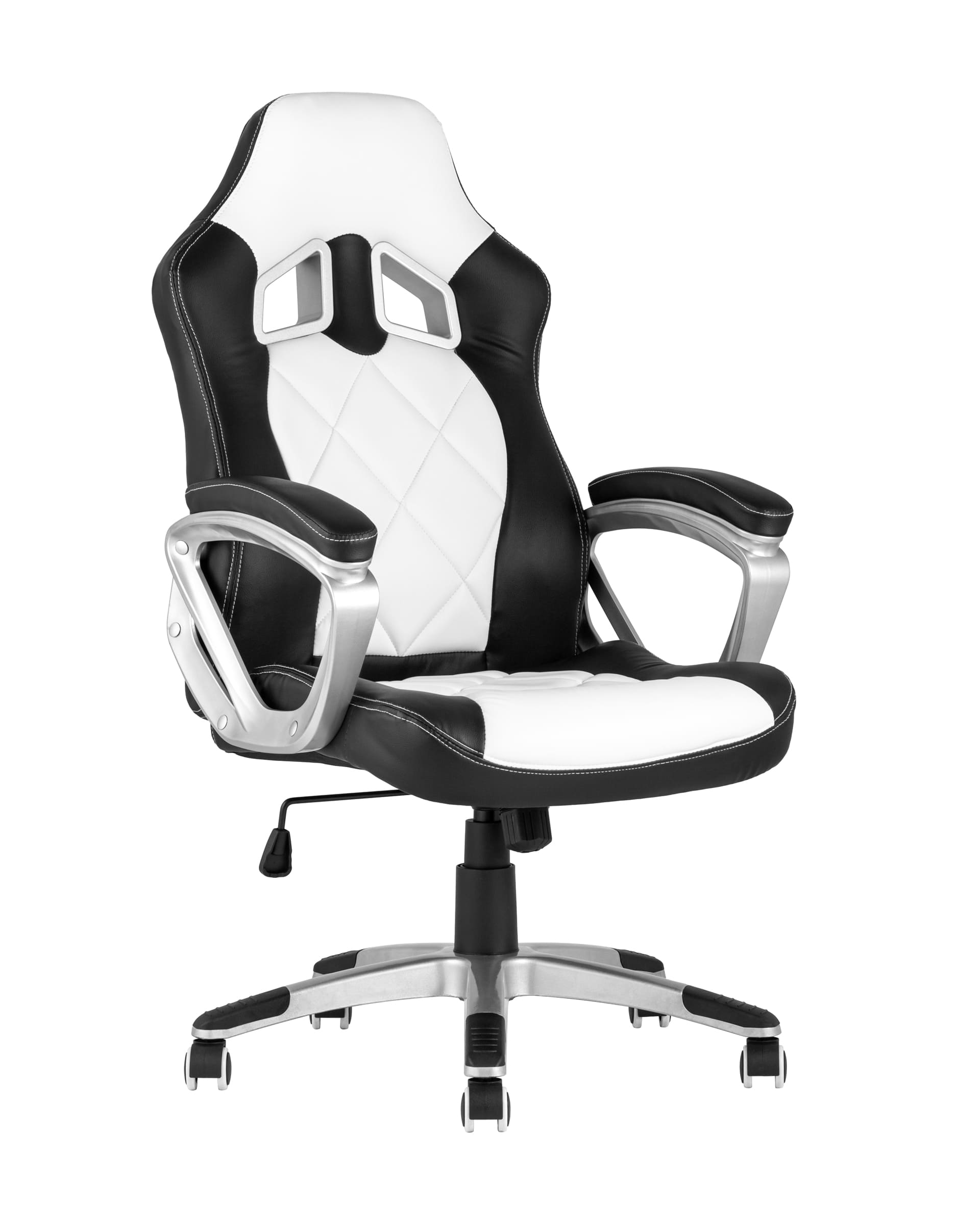 Игровое кресло компьютерное TopChairs Continental белое геймерское