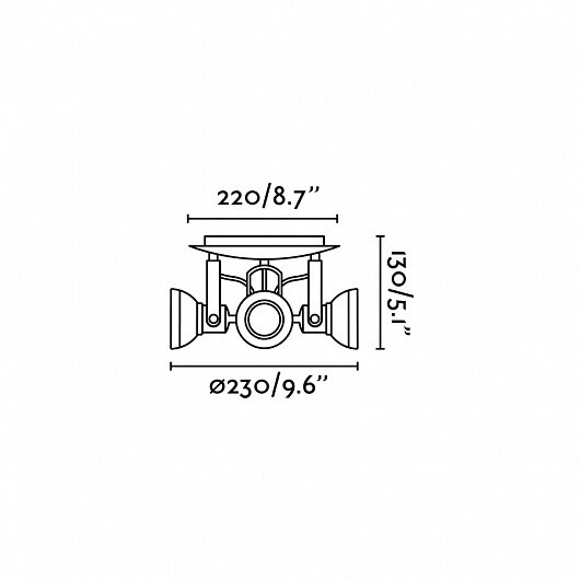 Спот Ring matt nickel 40561