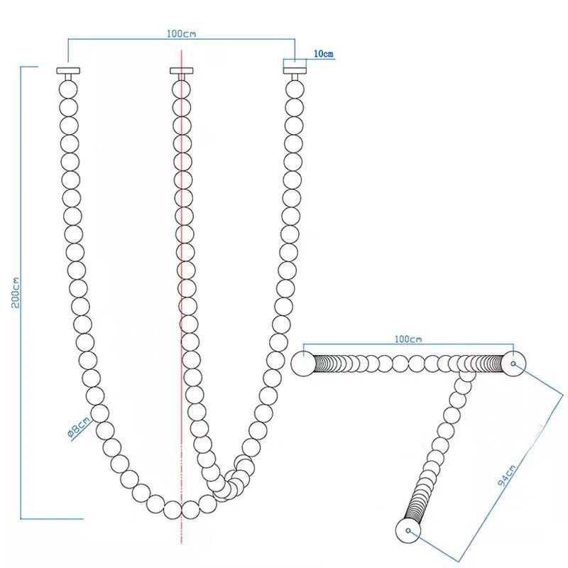 Люстра BEADS by Romatti
