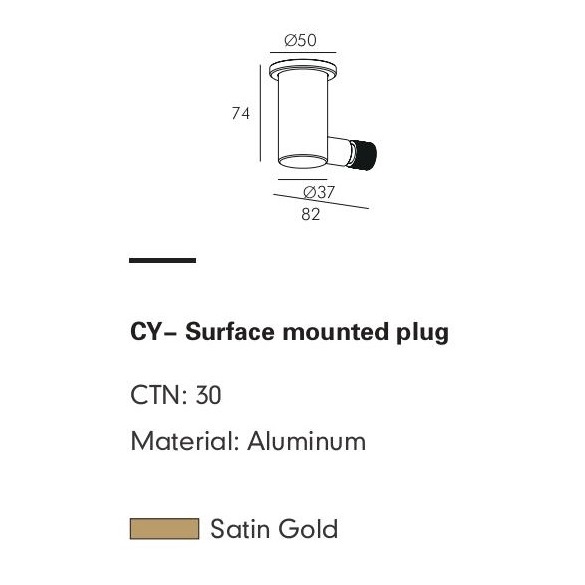 Закрывающий коннектор CANINO-13 by Romatti
