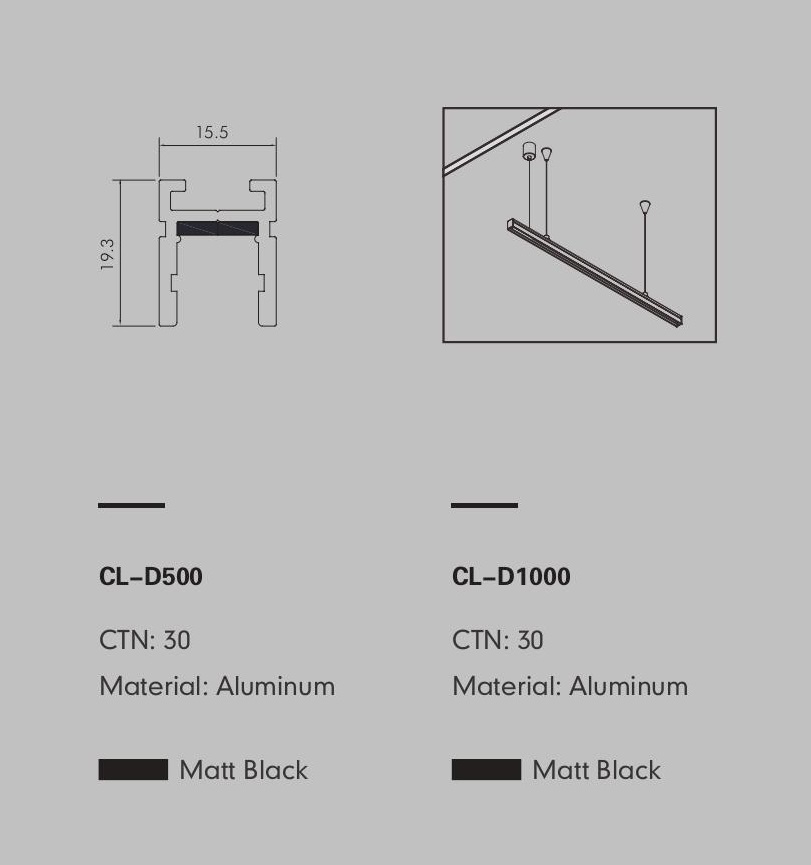 Шинопровод FABIO-L by Romatti