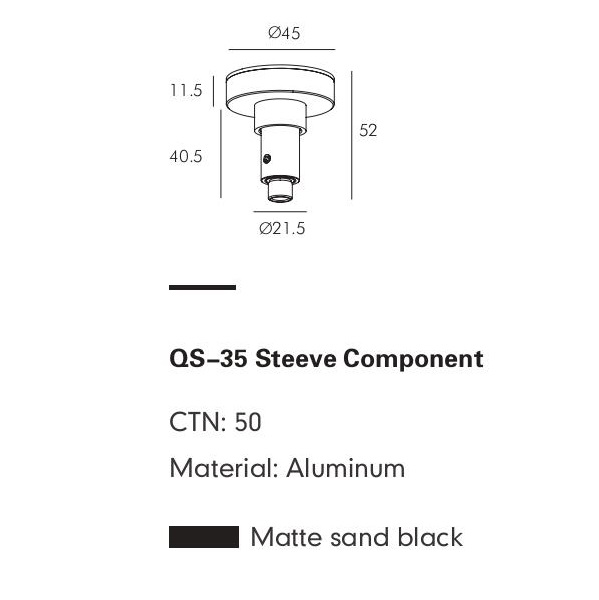 Монтажный кронштейн MOBIUS-35 by Romatti