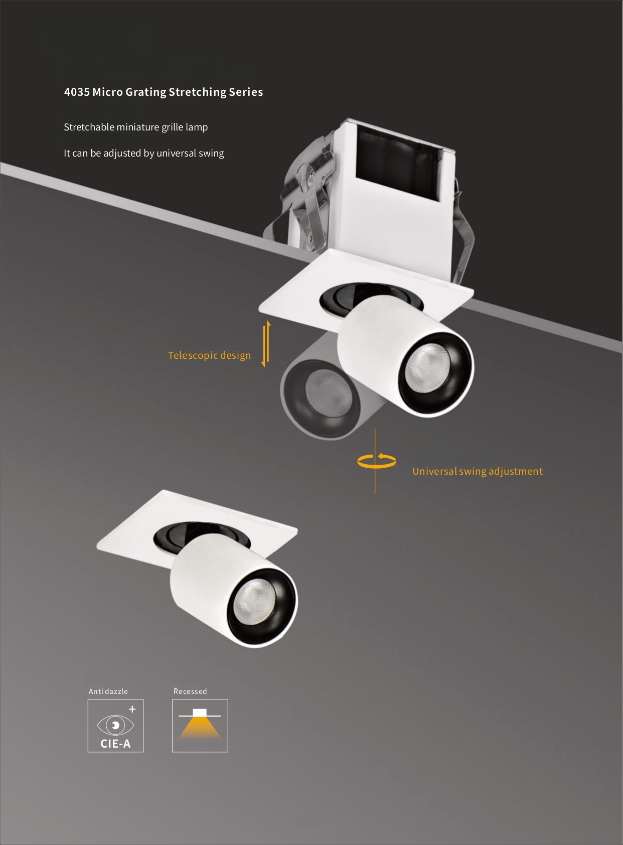 Встраиваемый светильник M4035L by Romatti
