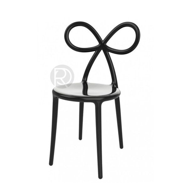 Дизайнерский пластиковый стул RIBBON by Qeeboo