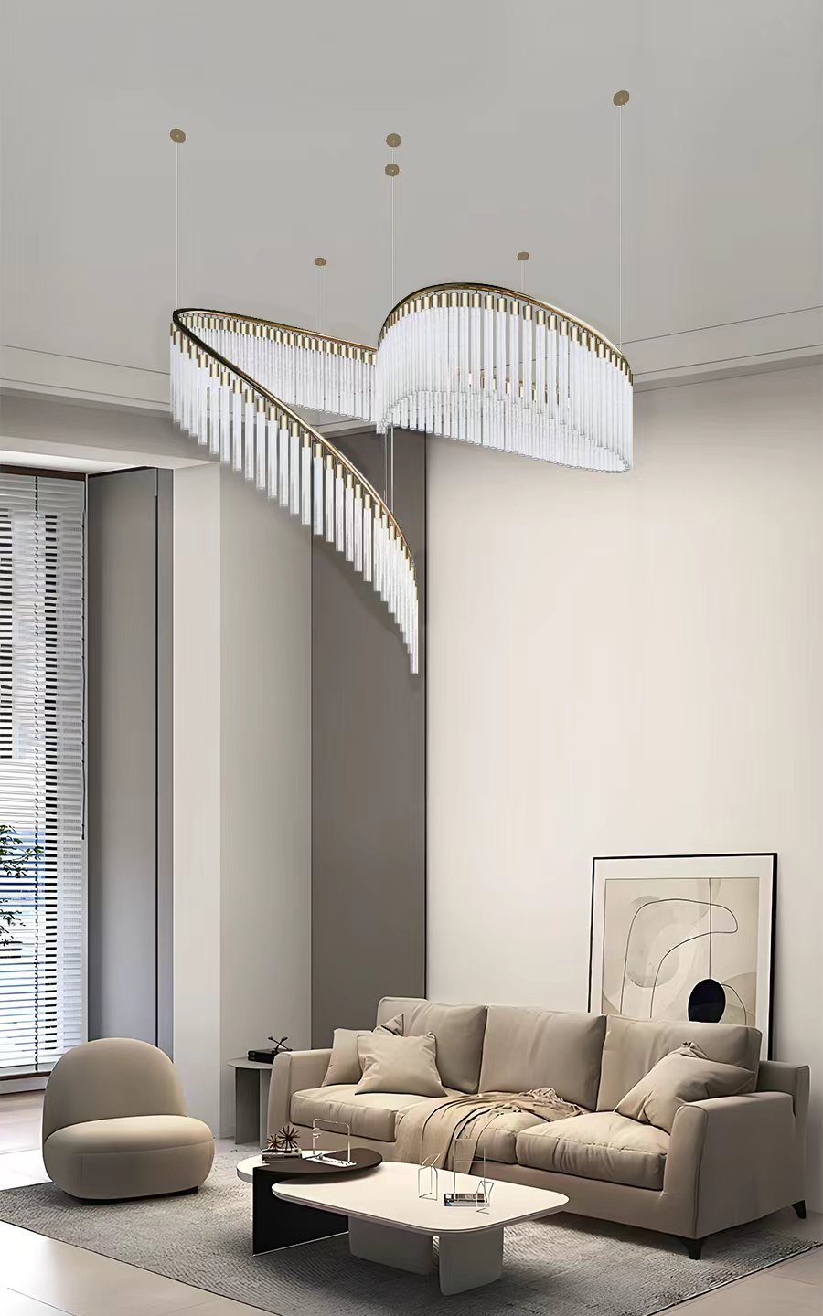 Люстра CRYSTAL SPIN by Romatti