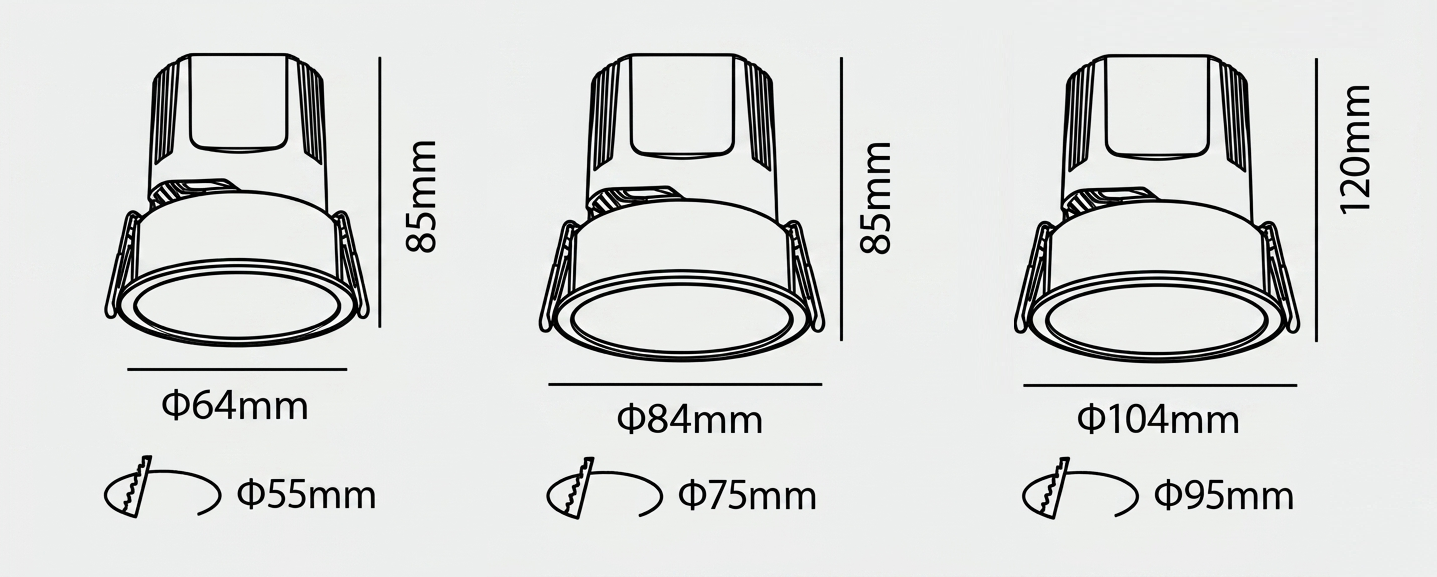 Встраиваемый светильник RTH by Romatti