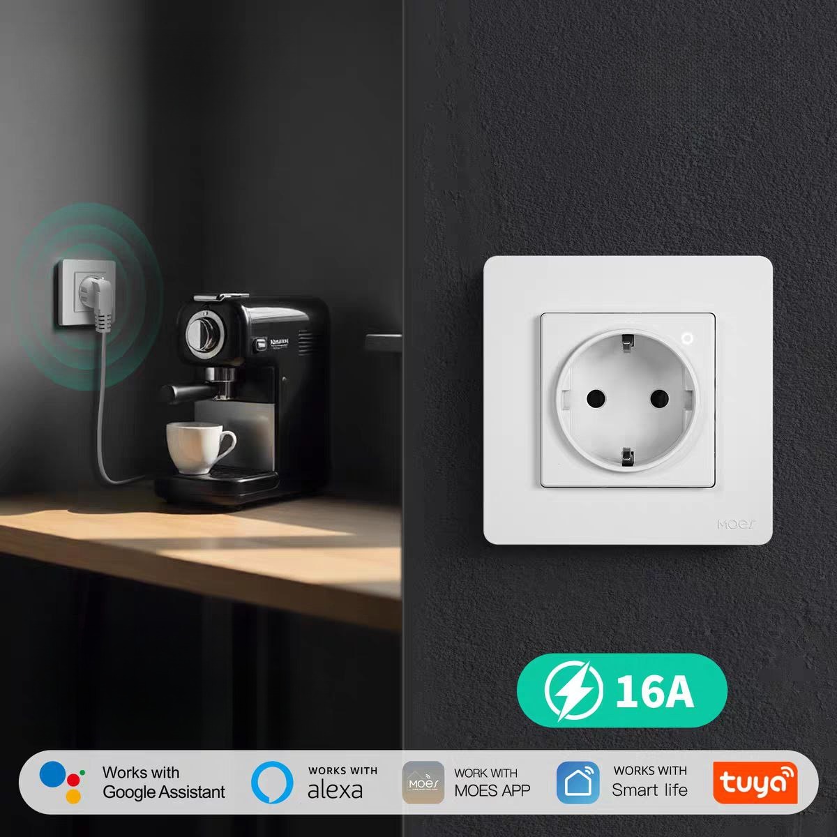 Розетка SWITCHA by Romatti